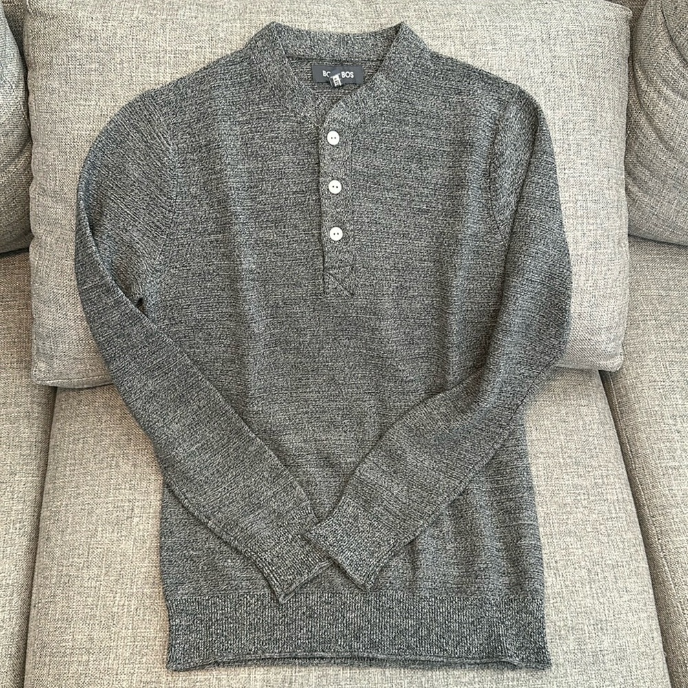 Bonobos Merino Wool Henley Men’s Small Gem